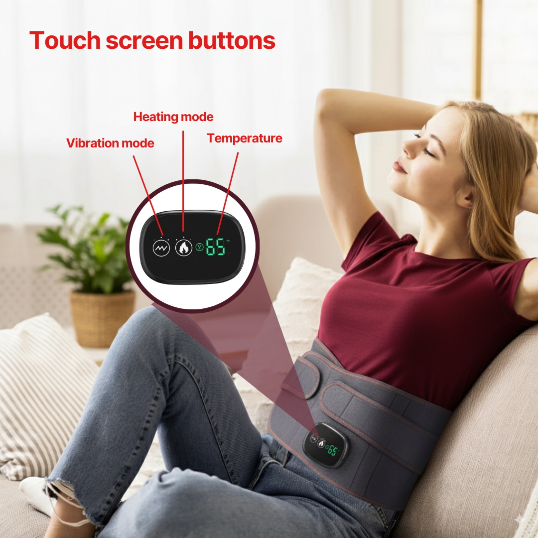 Shine And Sweat - Cordless Red Light Heating Belt — Wearable Comfort for Everyday Back Support