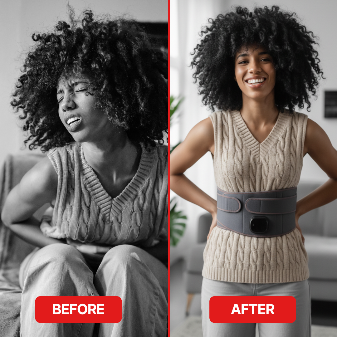 Shine And Sweat - Cordless Red Light Heating Belt — Wearable Comfort for Everyday Back Support