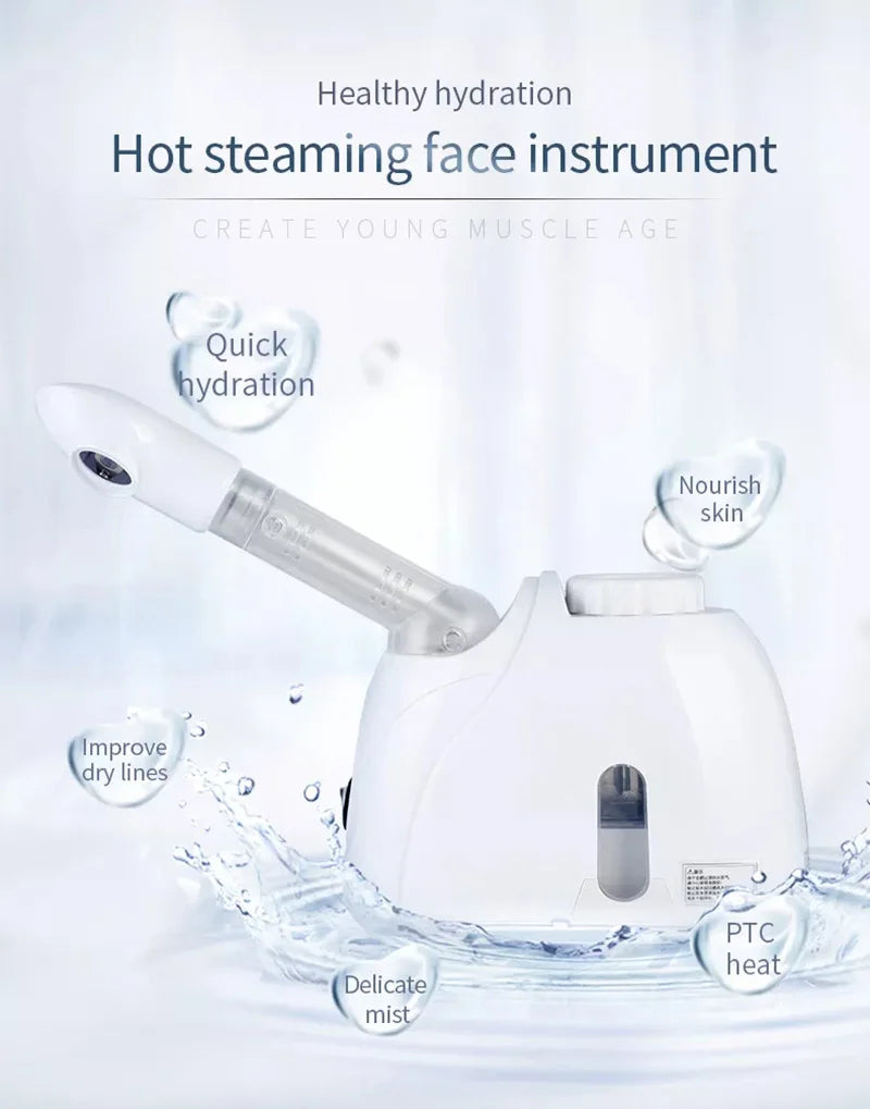 Ozone Facial Steamer Warm Mist Humidifier for Face