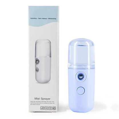 USB Mist Facial Sprayer  Humidifier Rechargeable Nebulizer