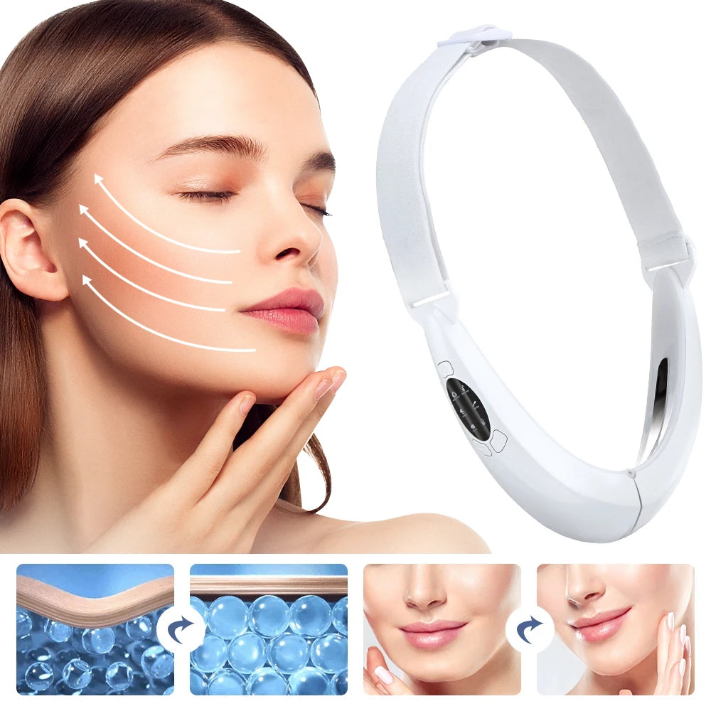 EMS Face Lifting Device LED Photon Therapy Vibration