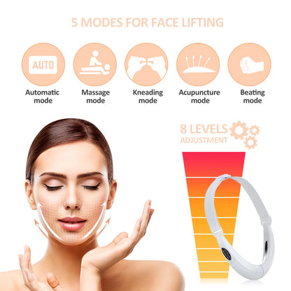 EMS Face Lifting Device LED Photon Therapy Vibration