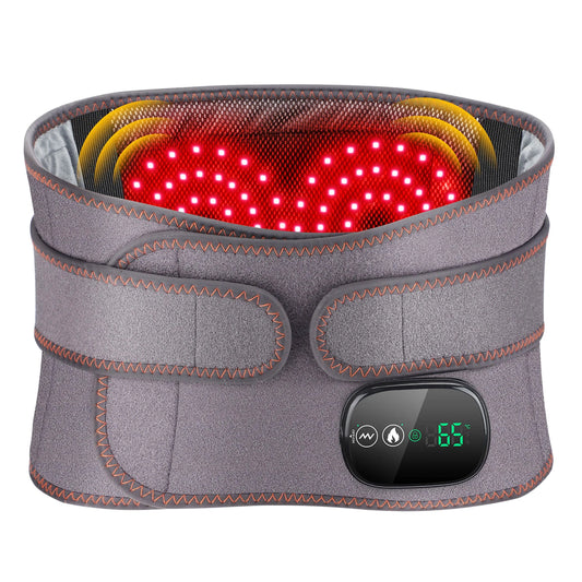 Shine And Sweat - Cordless Red Light Heating Belt — Wearable Comfort for Everyday Back Support