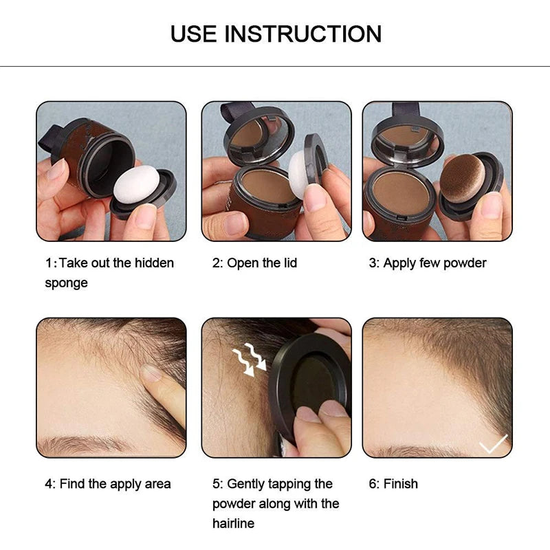 14 Color Hair Line Powder Black Root Up Natural Instant