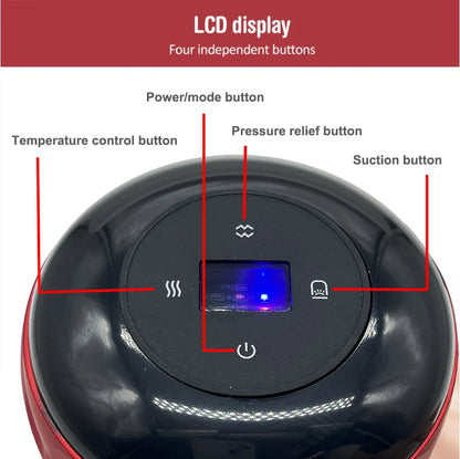 Smart Electric Vacuum Cupping Device Body Scraping