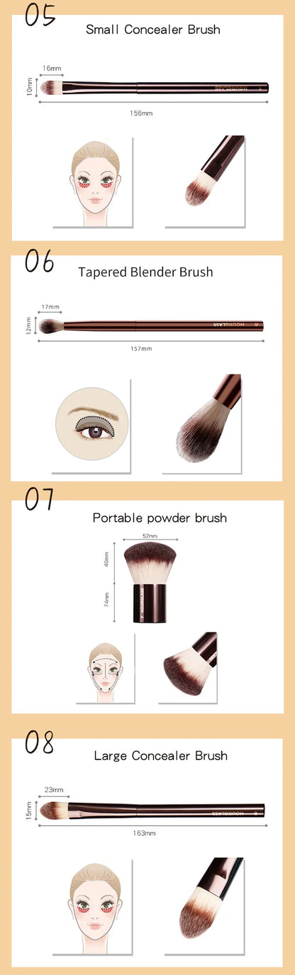 Hourglass Makeup Brushes Powder Foundation