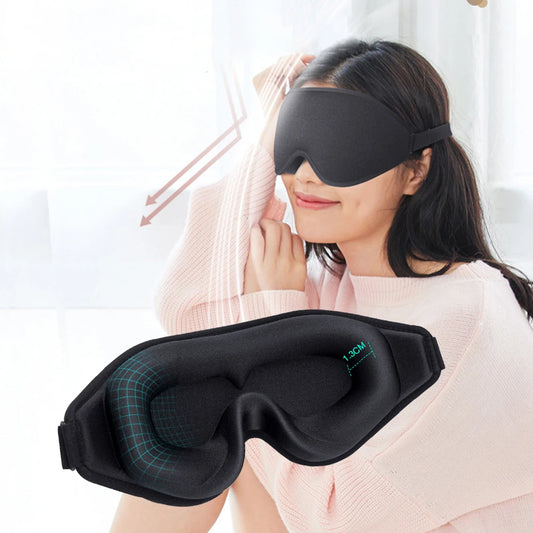 Sleep Mask Blindfold Sleeping Aid Eye Mask Soft Memory