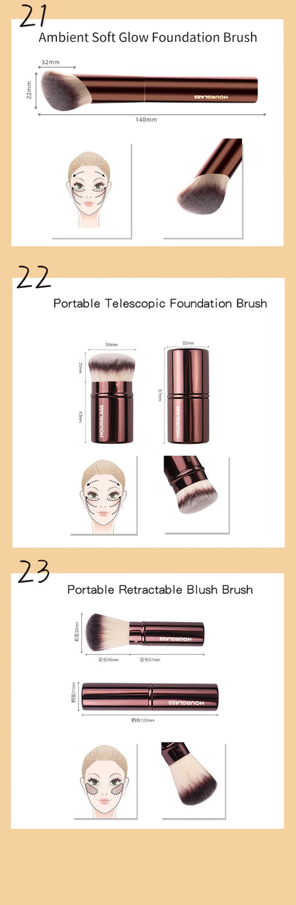 Hourglass Makeup Brushes Powder Foundation