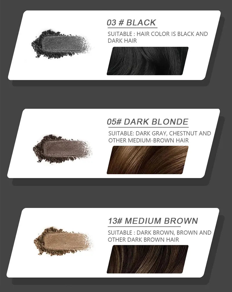 14 Color Hair Line Powder Black Root Up Natural Instant