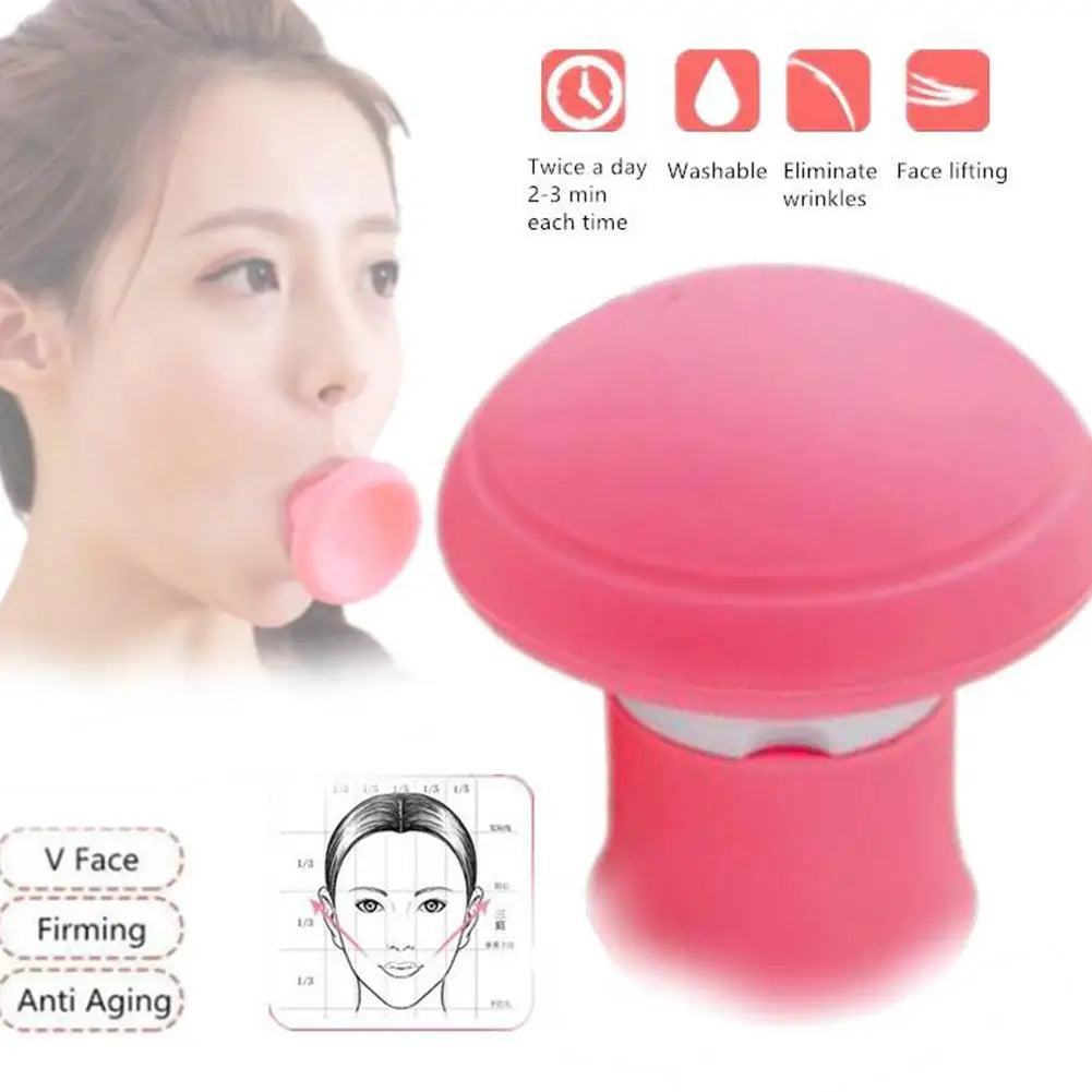 Facial Massager Face Masseter Trainer Silicone Face