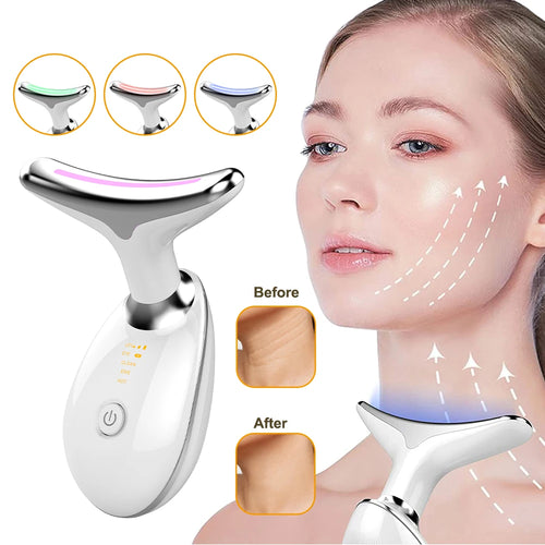 Neck Face Lifting Massager EMS Skin Tighten Device