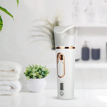 Nano Spray Facial Steamer Mini Handheld Portable Mist