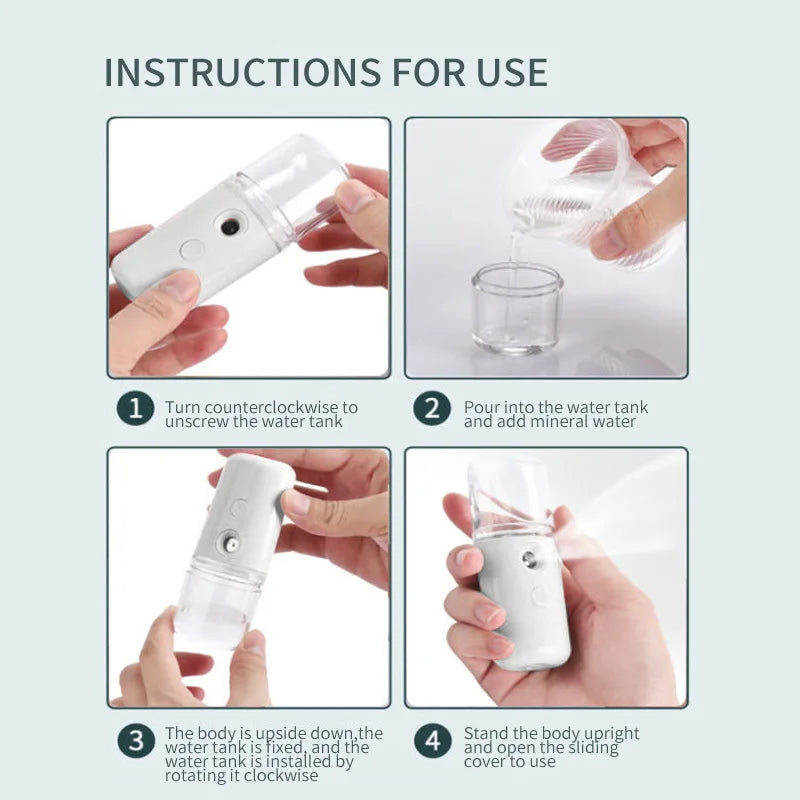 USB Charging Nano Spray Moisturizing Instrument