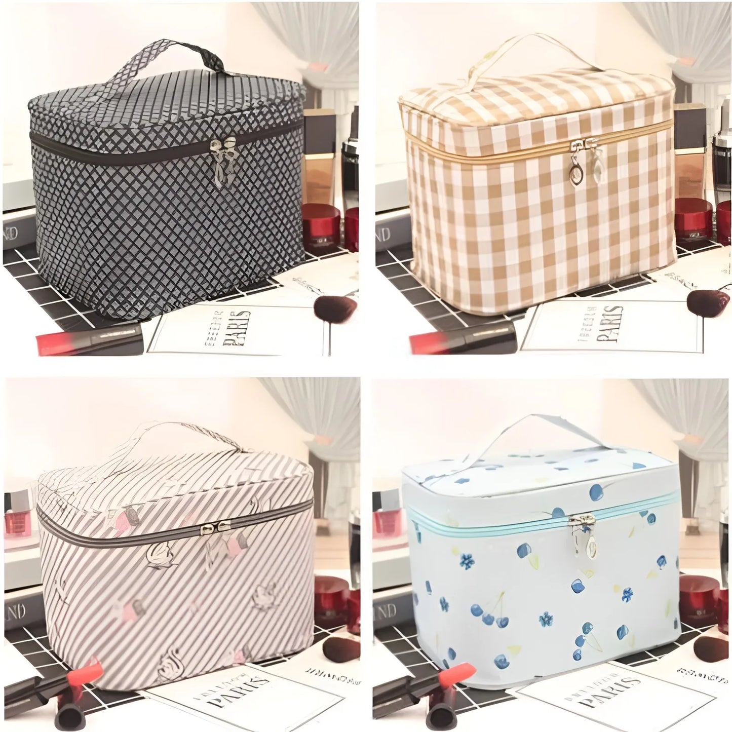 Large Capacity Makeup Bag Women Cosmetics Bag