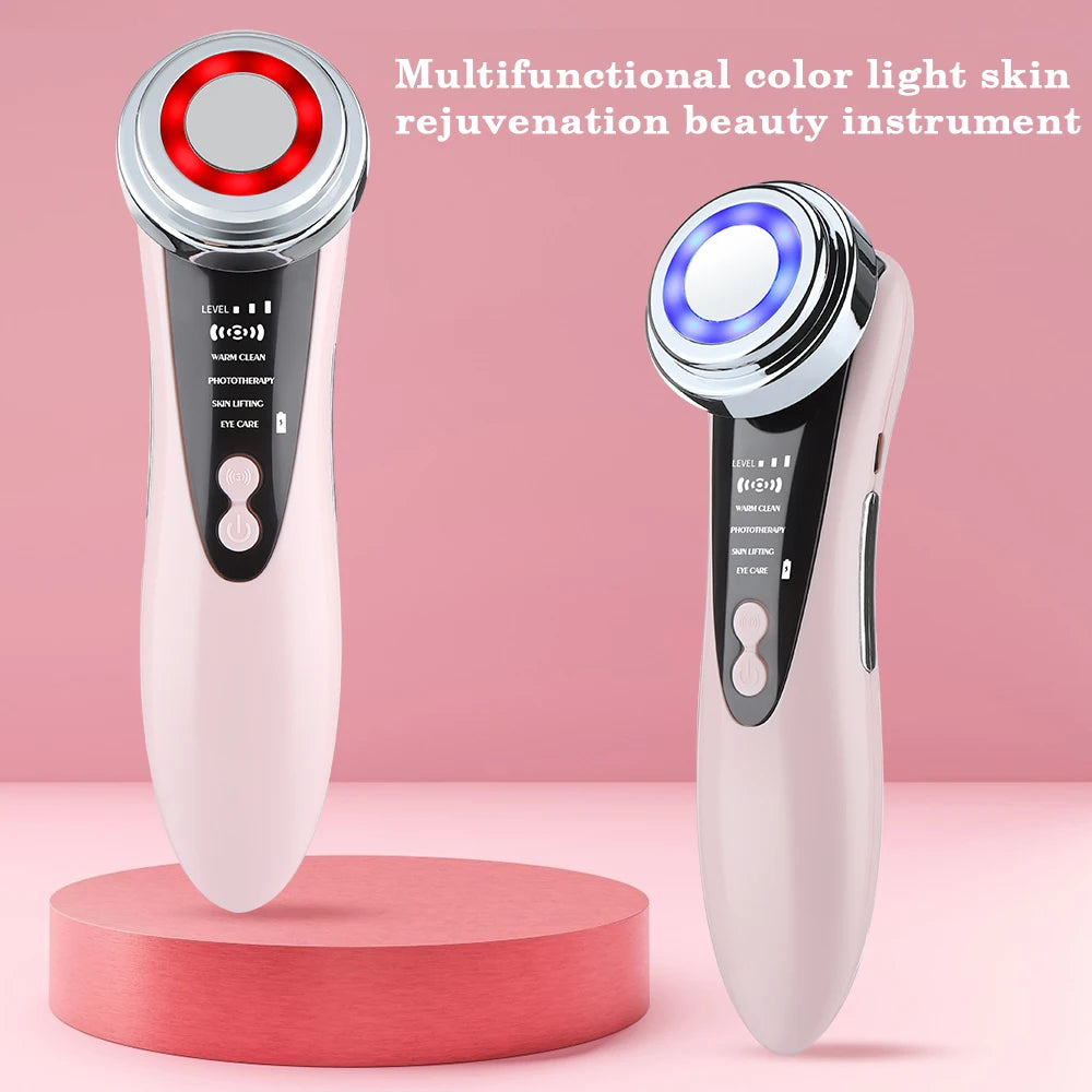 EMS Facial Massager LED Light therapy Sonic Ion