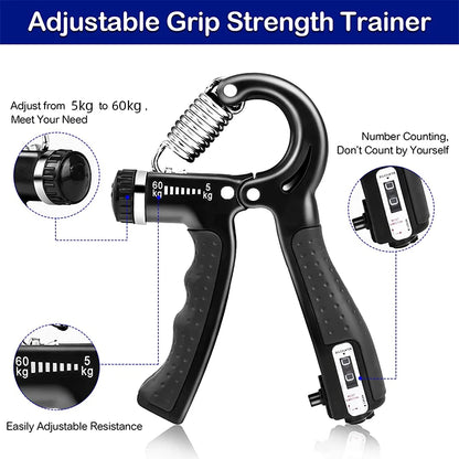 Adjustable Hand Grip Strengthener Hand Grip Trainer