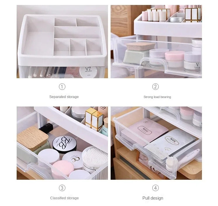 Make Up Case Jewelry Container Box Makeup Organizer