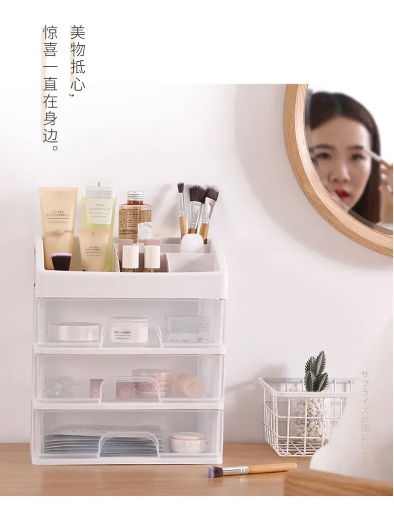 Make Up Case Jewelry Container Box Makeup Organizer