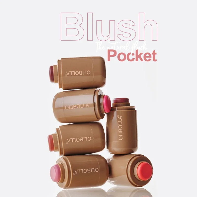 Magic Blush Stick Cheek Lip Tinted Moistured