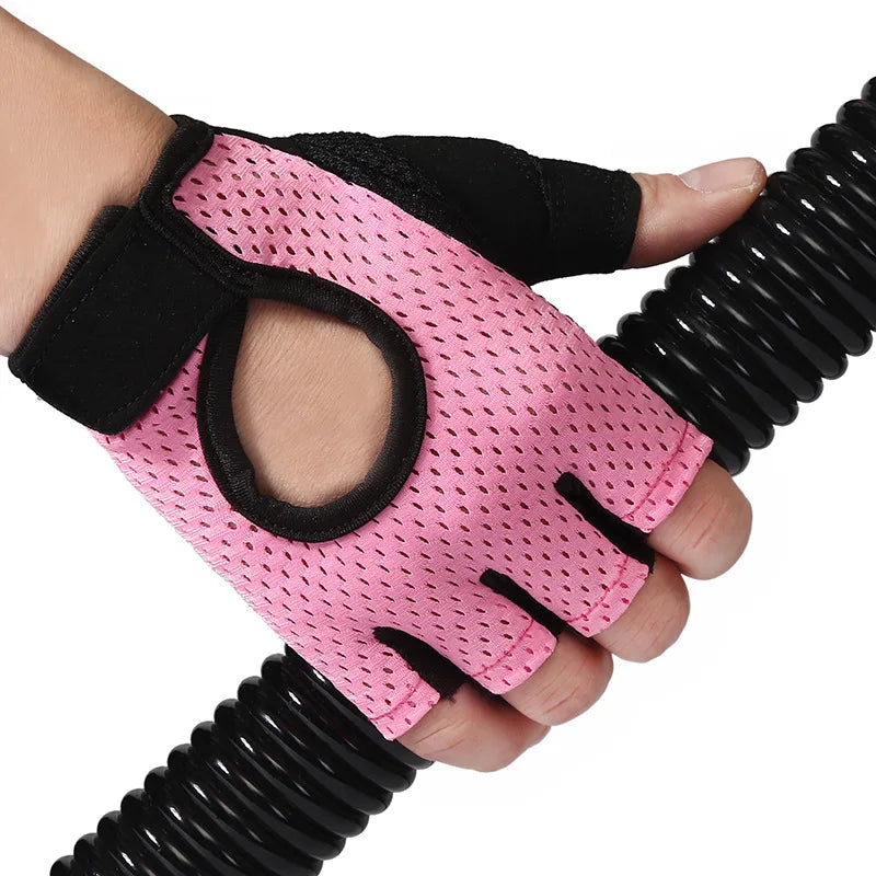 Weightlifting Gloves Women Men Fitness Gym Gloves Half