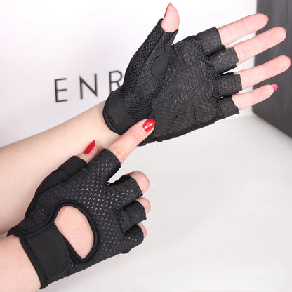 Weightlifting Gloves Women Men Fitness Gym Gloves Half