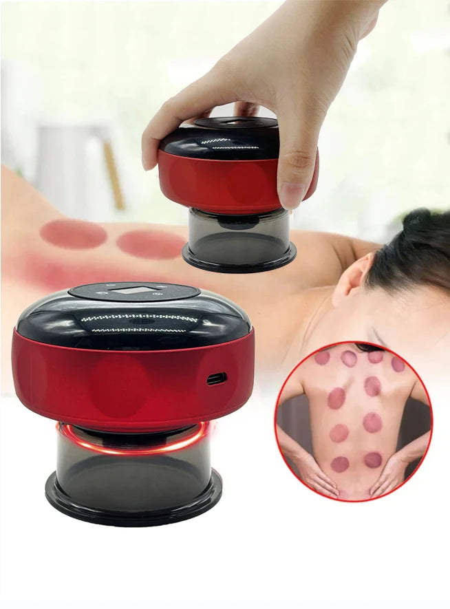 Smart Electric Vacuum Cupping Device Body Scraping