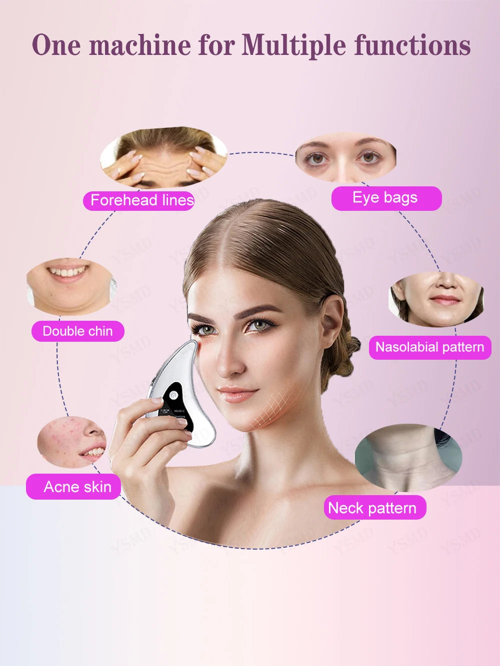 Skin Scraping Facial Massage Machine Skincare Tools