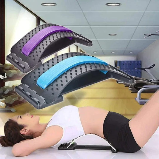 Back Stretcher Multi-Level Adjustable Massager Waist Neck